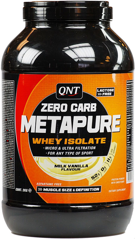 QNT Metapure Zero Carb - сывороточный изолят купить. Интернет-магазин спортивного питания "Мастерская спорта"
